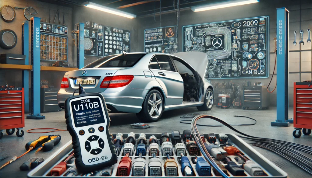 How to repair code u110b 0n a 09 mercedes e350